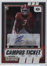 2021 Contenders Draft Picks College Campus Ticket 54/99 Tyson Campbell Auto 9r9