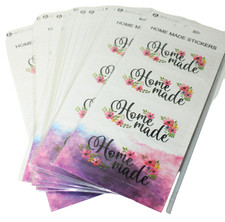 23 x packs of Homemade Home Made sticker floral art studio craft stickers