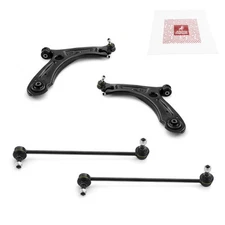 Front Lower Control Arm & Front Sway Bar Link for 2011-2018 Volkswagen Jetta