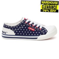 Rocket Dog Jazzin Spangle Damen Freizeit Turnschuhe Marineblau