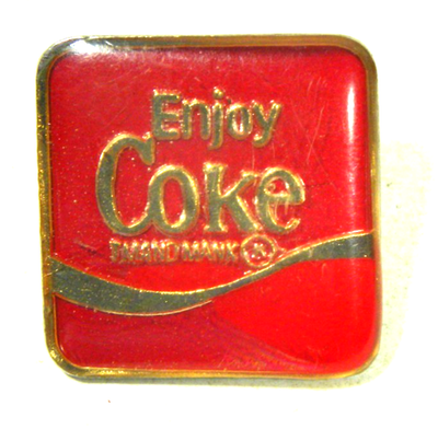 #ad Vintage Coke Coca Cola Lapel Pin Soda Advertising Business Company $11.02