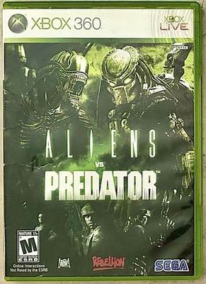 Aliens vs Predator Xbox 360 CIB Complete In Box AVP 2010 SEGA Game Untested