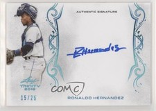 2018 Leaf Trinity Signatures Platinum Spectrum 15/25 Ronaldo Hernandez Auto 0a17