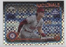 2024 Topps Pro Debut Chrome X-Fractor Marcus Brown #PDC-108 19l7
