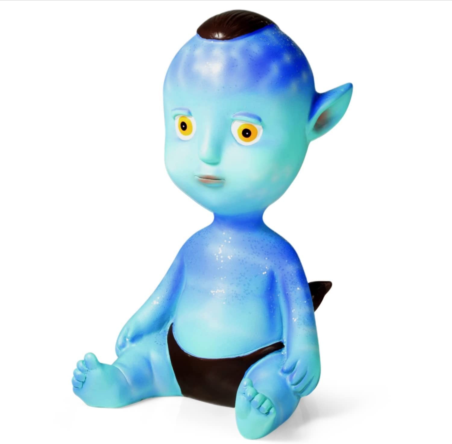 Avatar Statue Figure Realistic Blue Resin Sculpture Hand-Painted Collectible