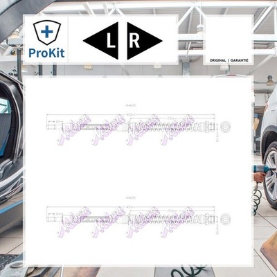 ORIGINAL  Kawe Bremsschlauch Vorne, Links, Rechts für Volvo V40 Kombi S40 I