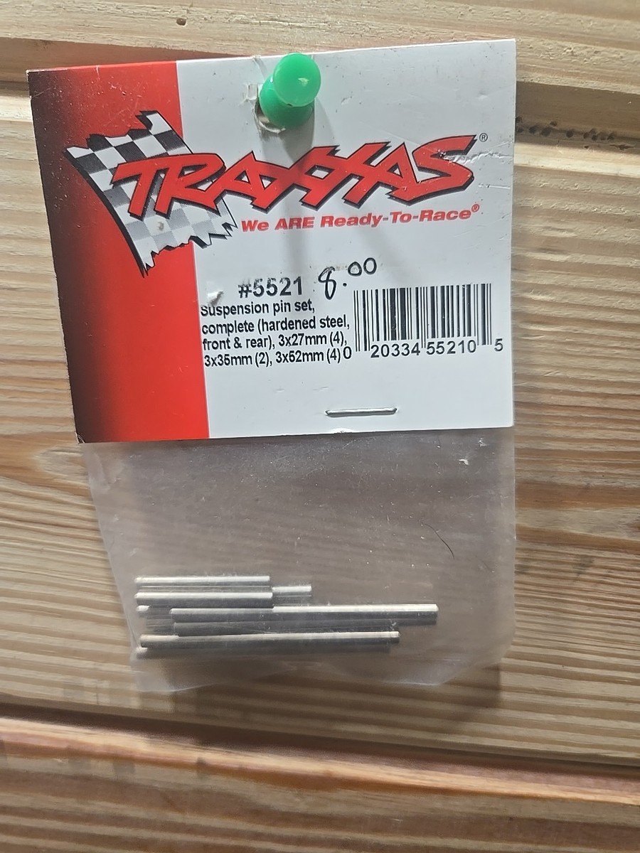 ピアス　No.5521 Traxxas 5521 Suspension Pin Set Complete Hardened Steel Front/Rear