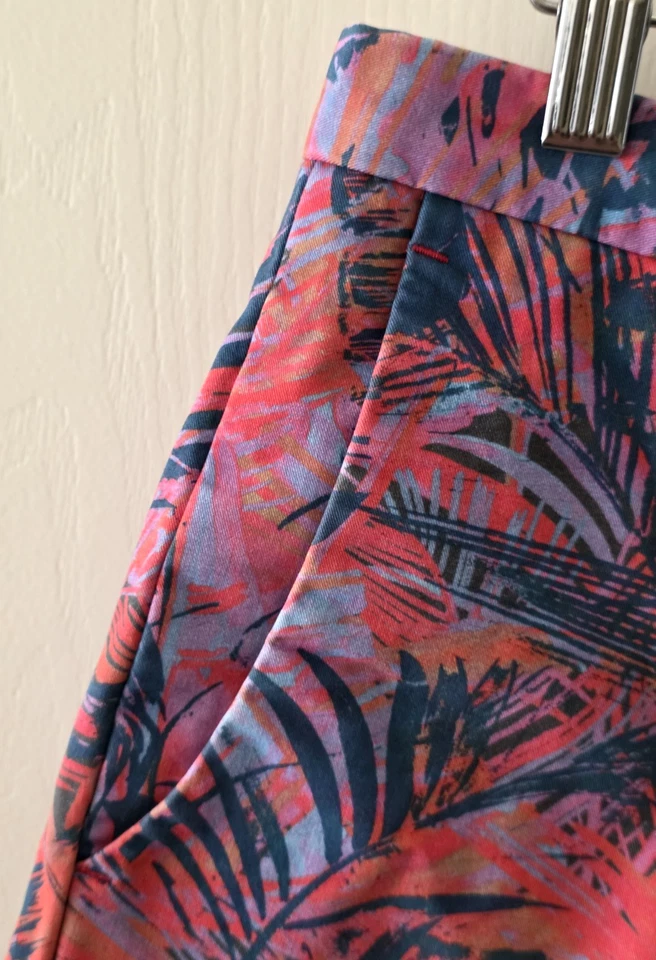 Pantalones Cortos PAUL SMITH Caballeros Hechos Portugal Frente Plano Para Hombre 30W 11" Entrepierna Multicolor Foto 4 de 4