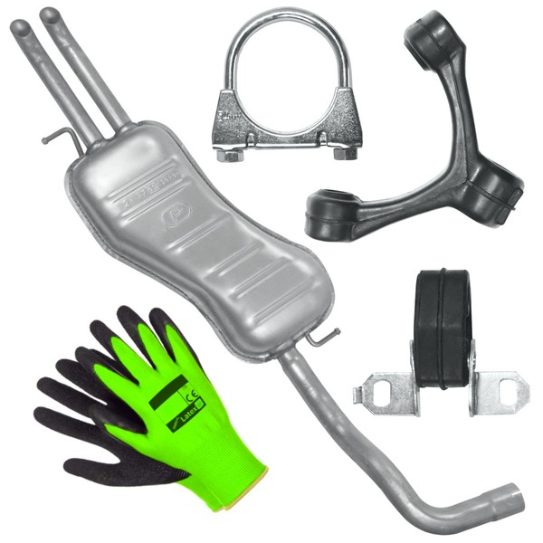 Endtopf Auspuff FüR Volkswagen Golf 4 IV Kombi 1.9 TDI (1997-2006)-image