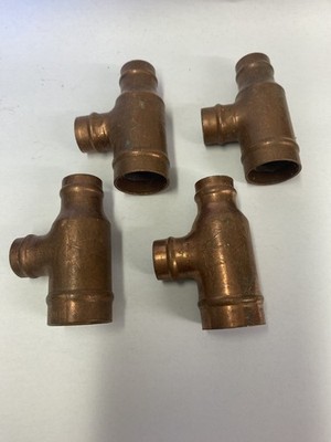 Yorkshire Lötring Reduzierstück T-Stück YPS27 Kupfer Sanitär Fitting 22 x 15 x 15 