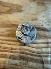 1 Troy Oz .999 Pure Hand Poured Silver MK BARZ Skull & Cross Bones Coin Round FS