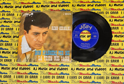 LP 45 7'' GERMANISCHES RUDERRAD Weine nicht um mich Der Kopf im Sack 1964 italy JOLLY