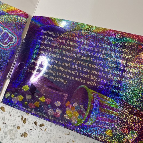 Lisa Frank Pocket 3 Ring Folder Glitter Rainbow Matinee Animals NEW & UNPUNCHED - Picture 5 of 21