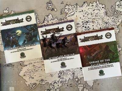Goodman Games Dungeon Crawl Classics RPG Adventure lot 56, 60, 62 PB