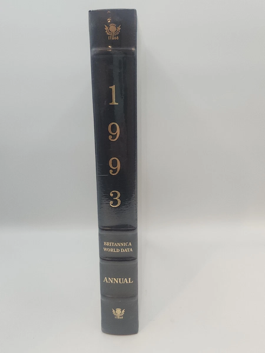 Britannica Book Of The Year In Antiquarian & Collectible Books for