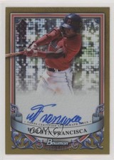2024 Bowman Sterling Prospect Gold Refractor 1/50 Welbyn Francisca Auto 0n64