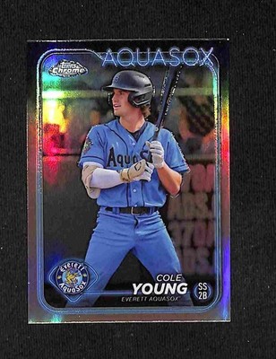 2024 Topps Pro Debut - Chrome Cole Young #PDC-76 