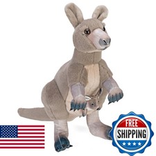 Wild Republic Artist Collection Kangaroo Stuffed Animal 15"
