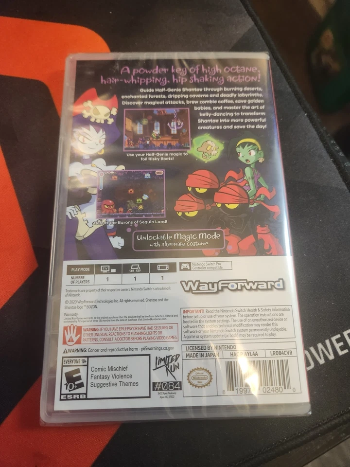 Shantae Risky's Revenge Director’s Cut - Nintendo Switch, Limited Run, Sealed - Image 2 of 4
