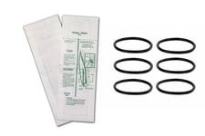 Green Klean Eureka / Sanitaire Vacuum Bags F&G 10 pack and 6 Belts