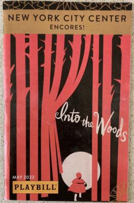 Playbill Into the Woods Heather Headley Neil Patrick Harris Gavin Creel Creased