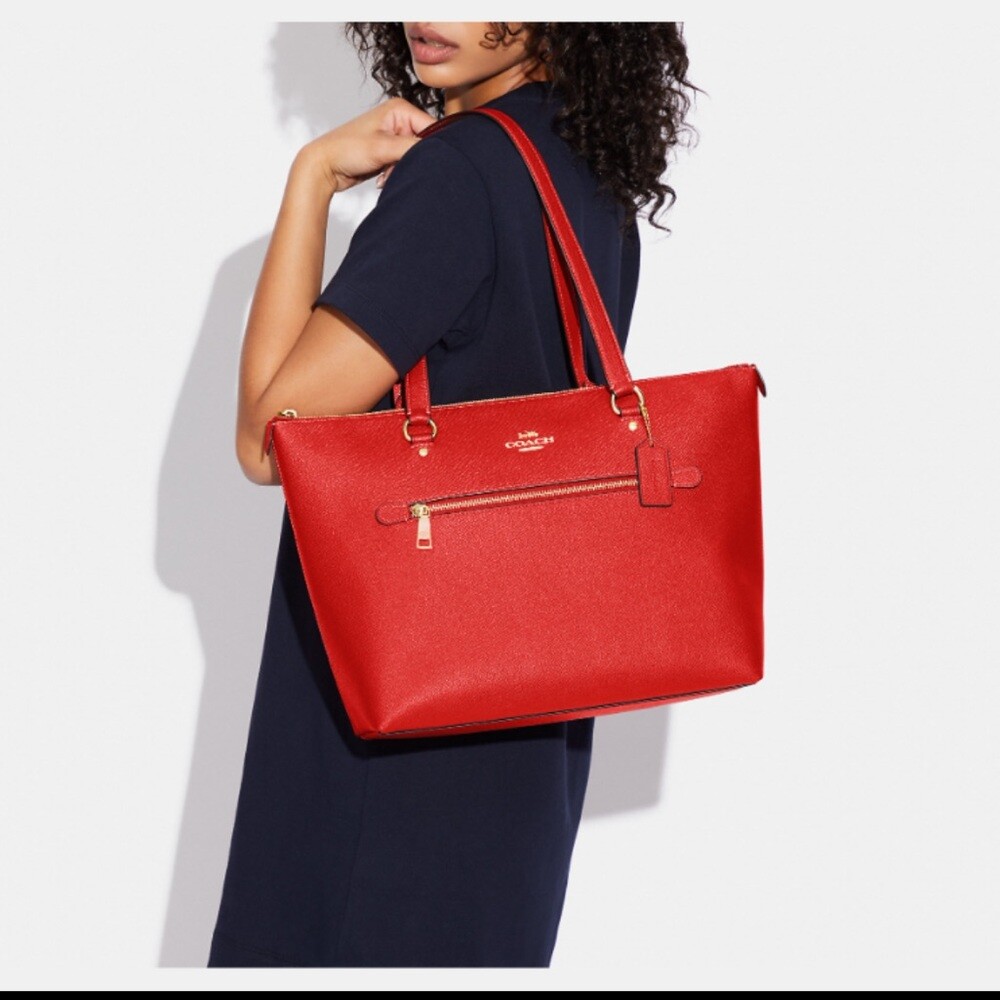 NWT Coach Red Gallery Tote Bag | eBay NWT Coach Red Gallery Tote Bag | eBay