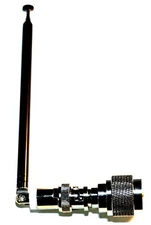 6-17" Telescopic Antenna 90 Degree PL-259 for Communications Receivers - VHF UHF
