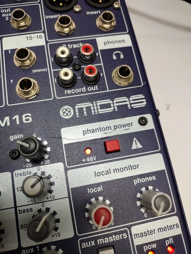 Midas DM16 16 Input Analogue Live and Studio Mixer *Tested* - Picture 3 of 17