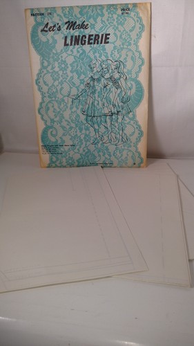 Let's Make Lencería Misses Pattern #370 de 1970, misses Peignoir estilo manga 3 - Imagen 1 de 3