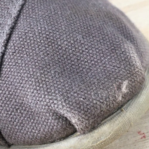 Toms Shoes Toddler 11 Slip On Flats Gray Fabric Comfort Round Toe Classic Logo - Picture 10 of 15