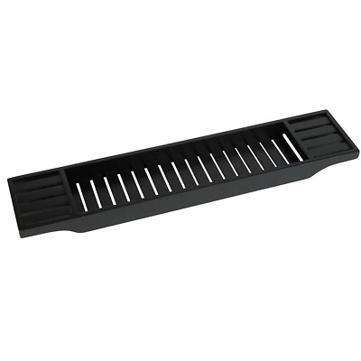 Bambus Holz Badewanne Regal Bad Lamelle Ordnung Tablett Aufbewahrung Caddy Organizer Schwarz