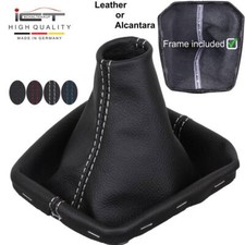 B ICT Schaltsack Schaltmanschette Leder Alcantara® für VW T6.1  MAN TGE Crafter