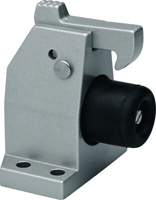 Türfeststeller 3871 0000 22 Leichtmetall silber lackiert Bodenmontage DENI