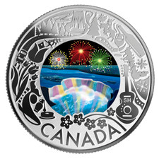 Canada $3 Dollars SILVER Coin, Fun and Festivities - NIAGARA FALLS, 2019