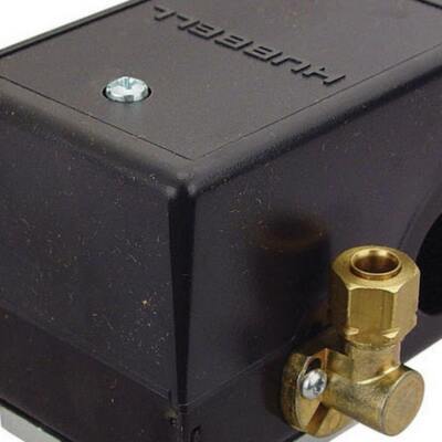 69JF8LY, Air Compressor Pressure Switch w/Unloader & On-Off Lever 115 ...