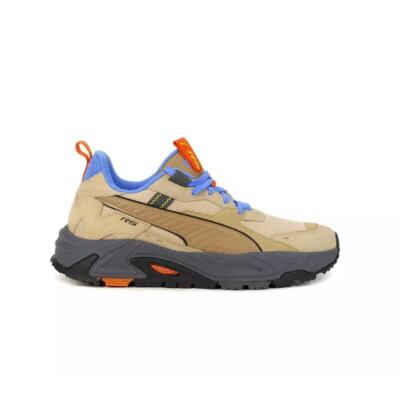 PUMA Men's Hiking Outdoors Rs-Trck Explore Sand/Tiger's Eye/Blue Sneakers Sz 5