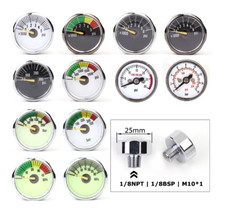 PCP Air Mini Micro Pressure Gauge Manometre M...