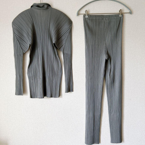 Issey Miyake PLEATS PLEASE Long Sleeve & Pants Setup Size M