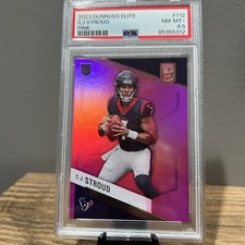2023 C.J. Stroud Panini Donruss Elite Pink Parallel RC Texans Rookie Read