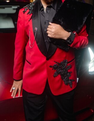 Custommade Red Suit Jacket