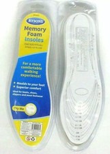 Memory Foam Orthopaedic Unisex Shoe Insoles Pads Trainer Foot Feet Comfort Heel