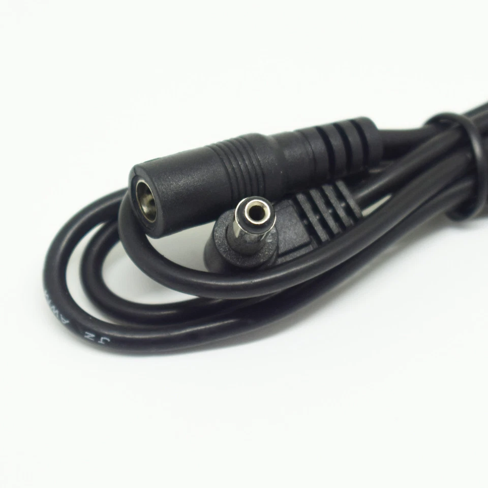 10pcs 1M/3.3FT DC Power Right Angle 5.5x2.1mm Male To Female Extension Cabble - Image 3 of 4