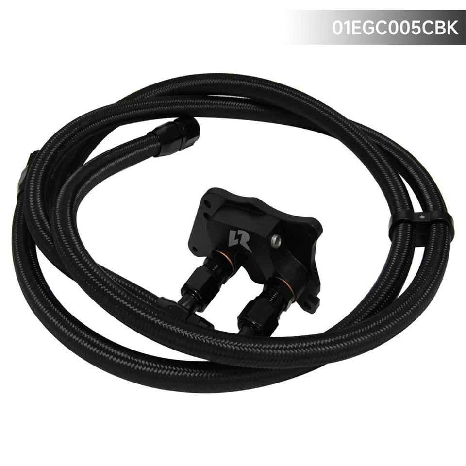 AN10 Oil Filter Sandwich Adapter Hose Line Kit For Mini Cooper S R56 1.6L 06-12 - Image 3 of 4