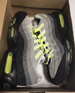 nike air max 95 grey neon green