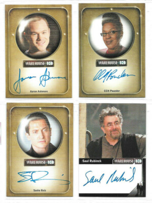 Warehouse 13 Season 3 -  Autograph & Costume Relic Card Selection NM 2012