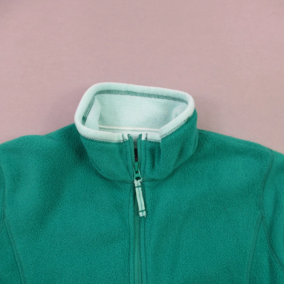 Cabela's Jacket Womens Small Long Sleeve Outdoor Green Fleece Zip - Image 4 of 4