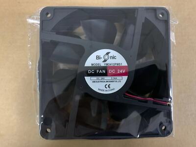 1pcs Bi-onic YM2412PMS1 12038 DC24V 0.34A 0. Axial cooling fan