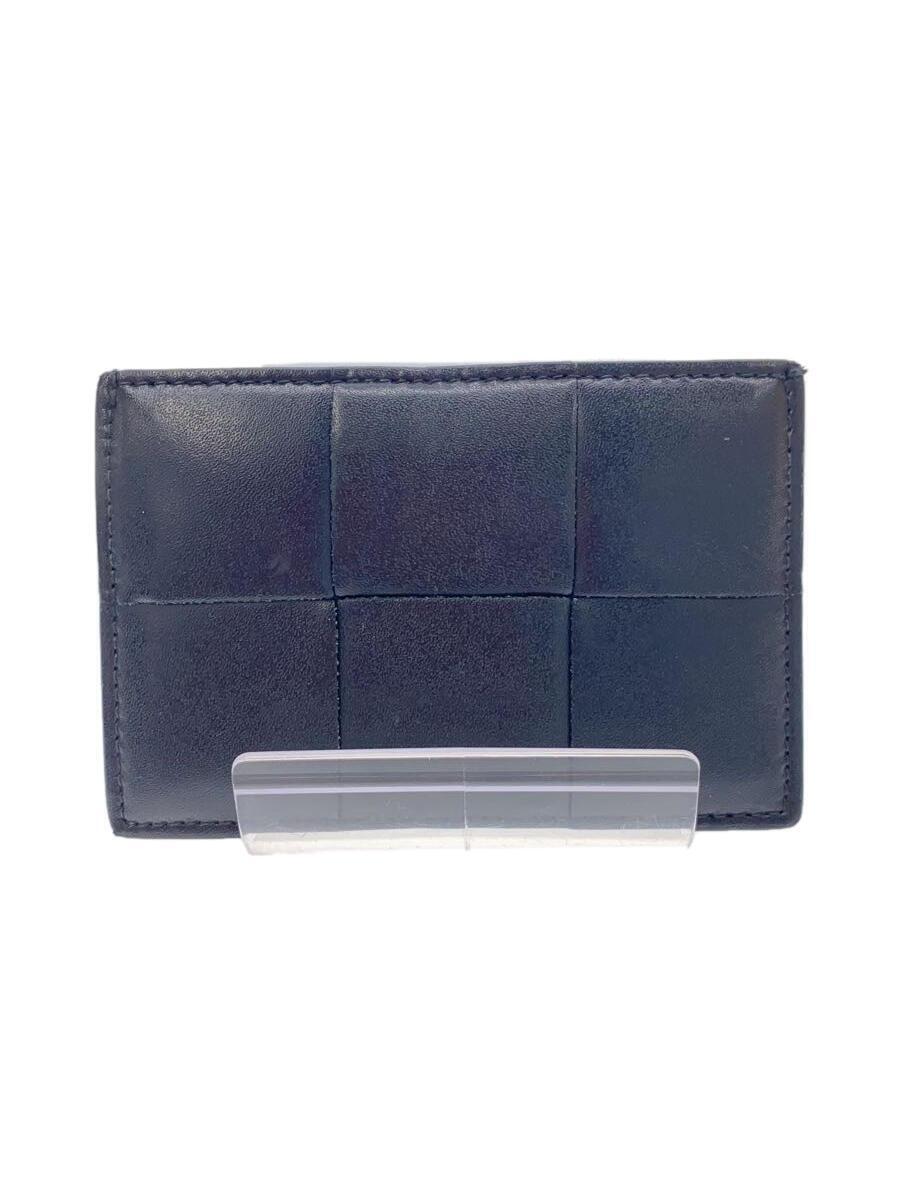 Bottega Veneta Black Leather Card Case for Men Made in Japan