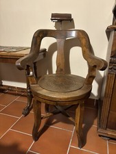 Antica Poltrona da Barbiere - Originale Firmata Hugo Kaldi - Bratislava ca. 1920