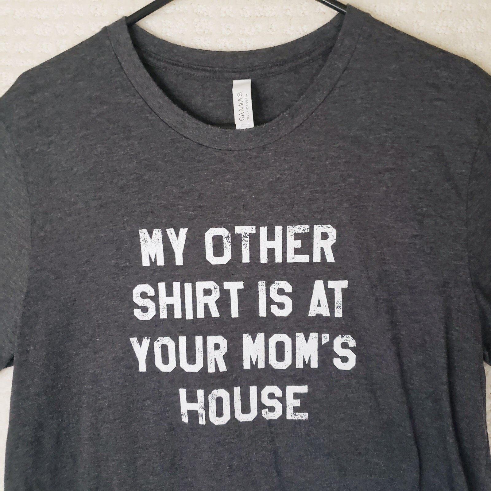 ALTRA My Other Shirt Is At Your Moms Ho Maglietta Uomo Manica Corta Cotone Nero